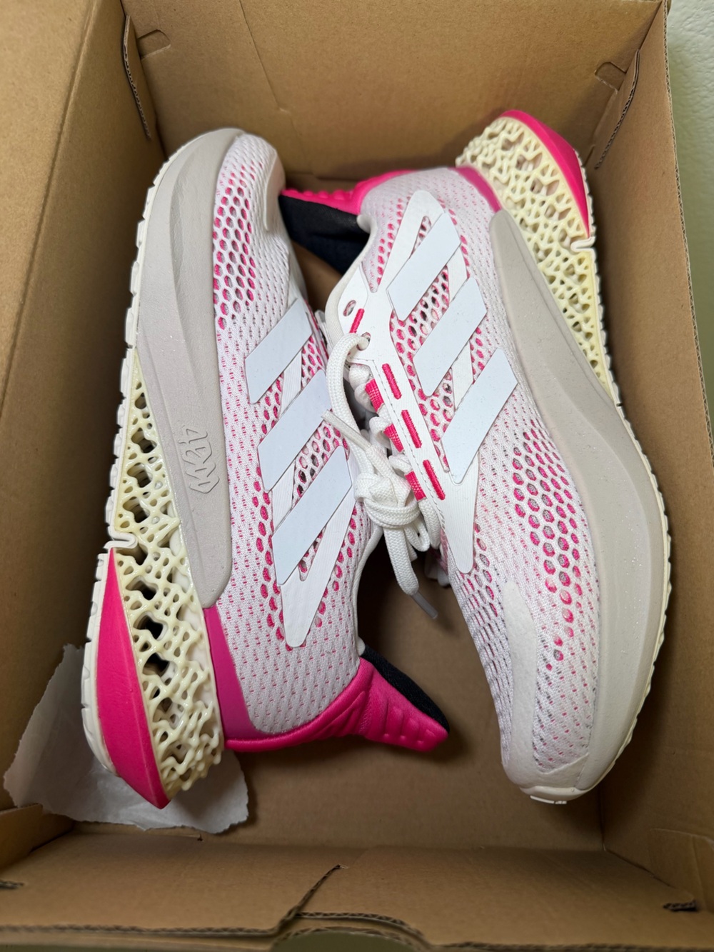 Womens Adidas White & Pink shoes